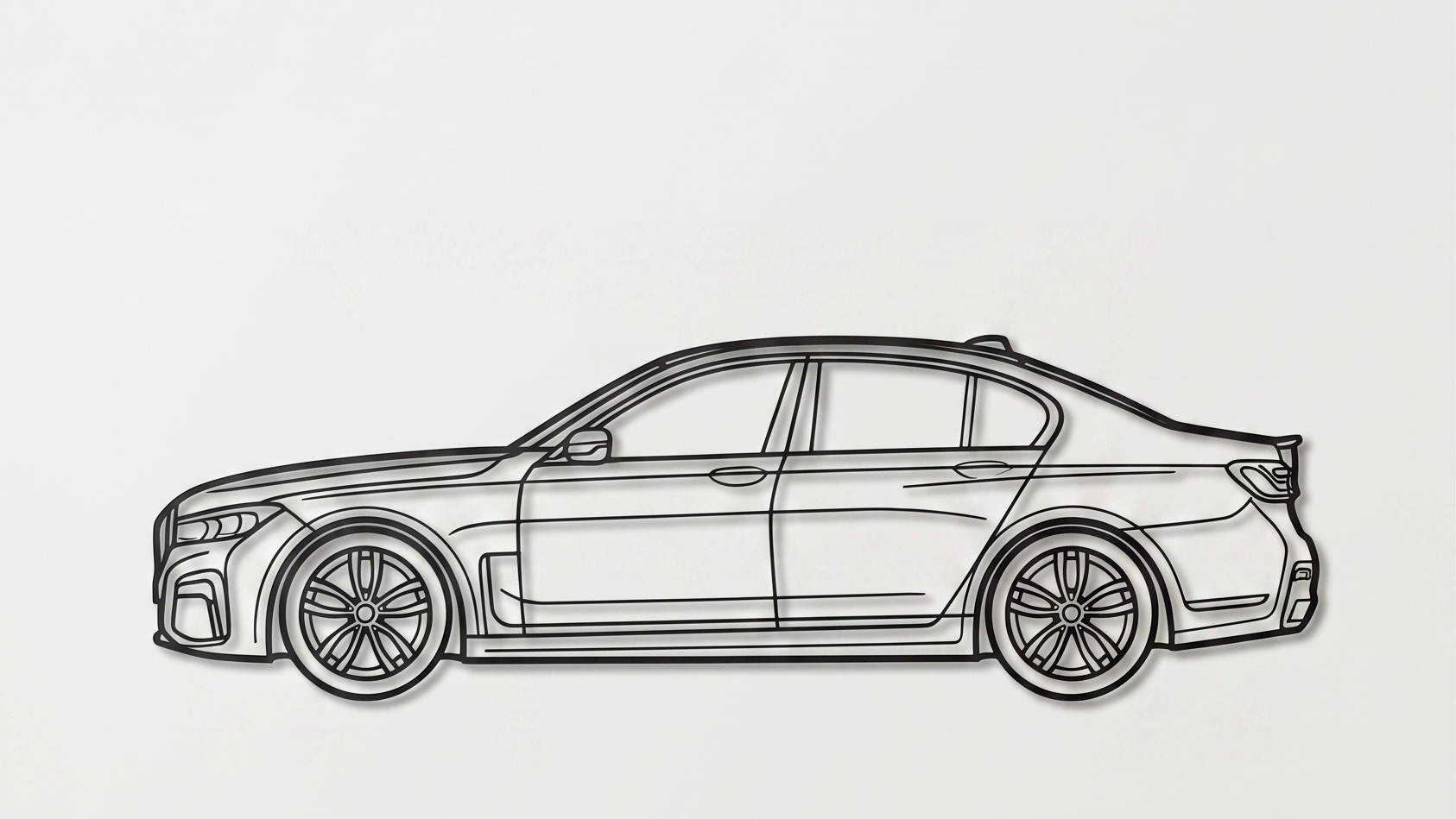 BMW 7 Series G70 SIDE VIEW