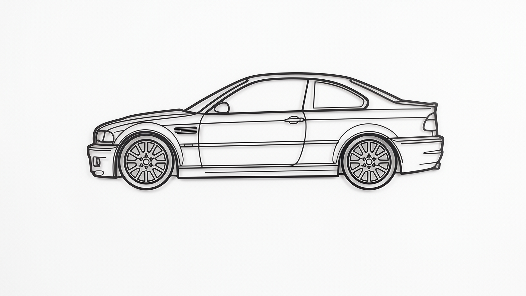 BMW M3 E46 SIDE VIEW