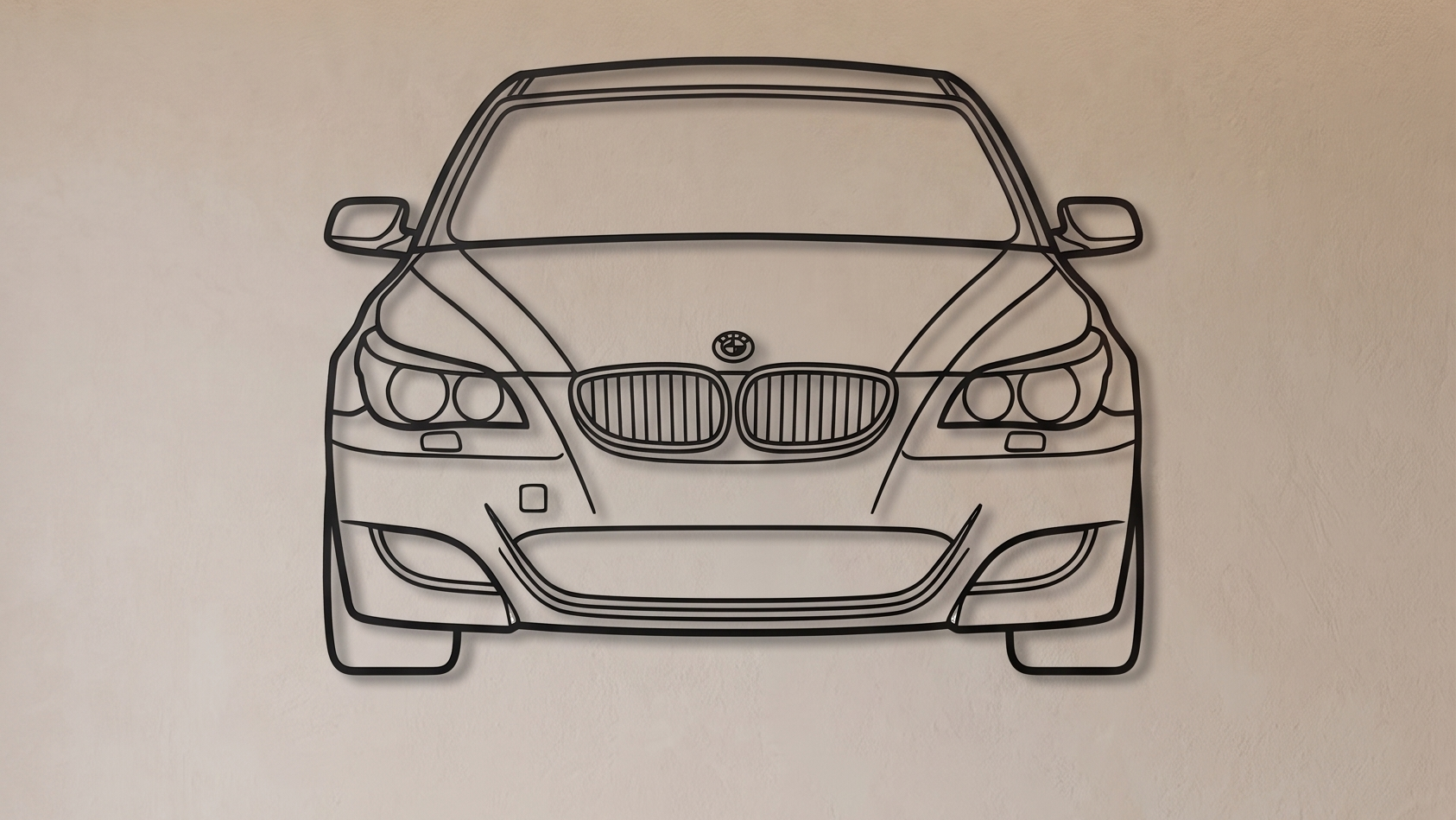 BMW 5 Series E60 FRONT VIEW