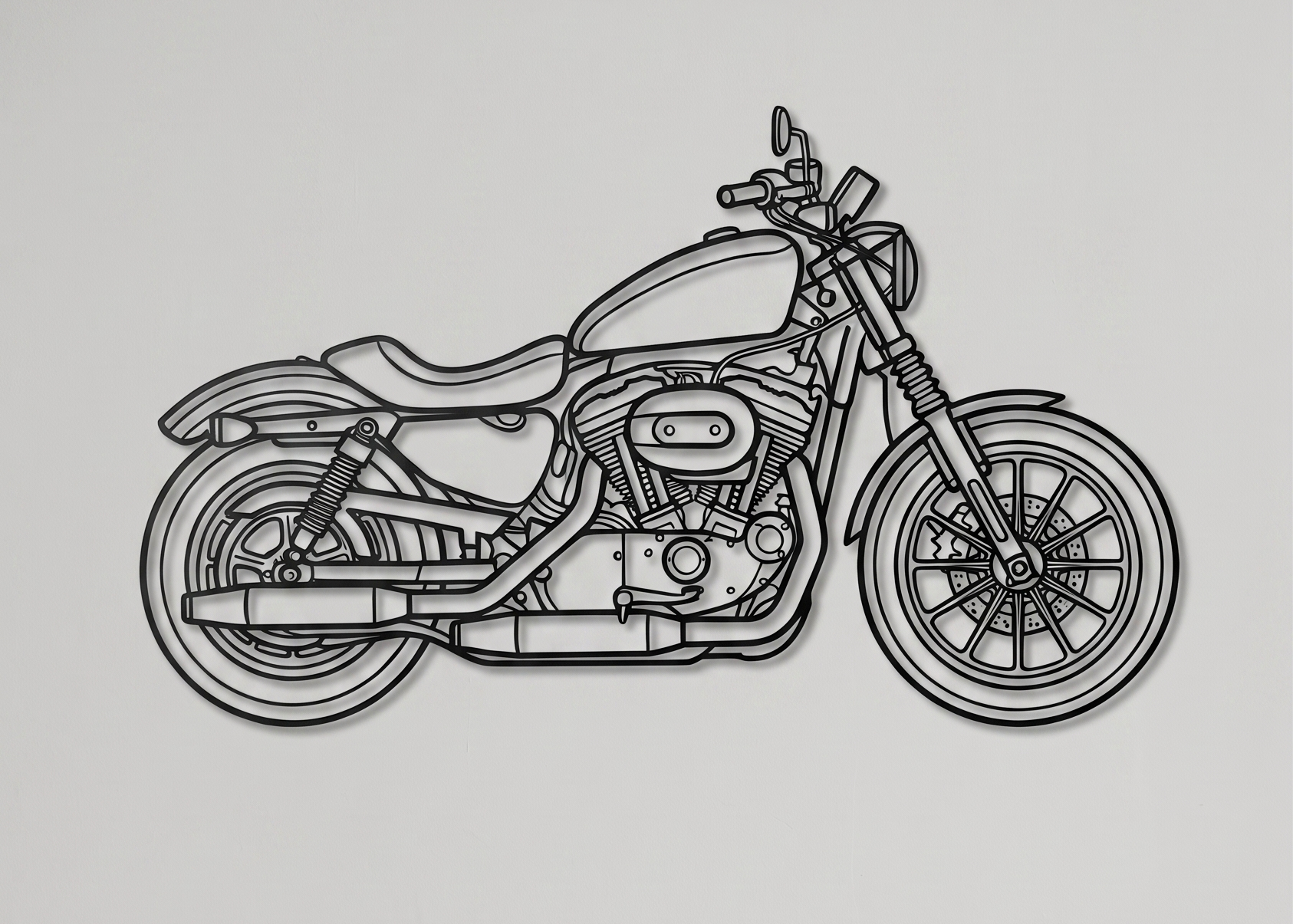 Sportster (Iron 883, Forty-Eight, etc.) SIDE VIEW