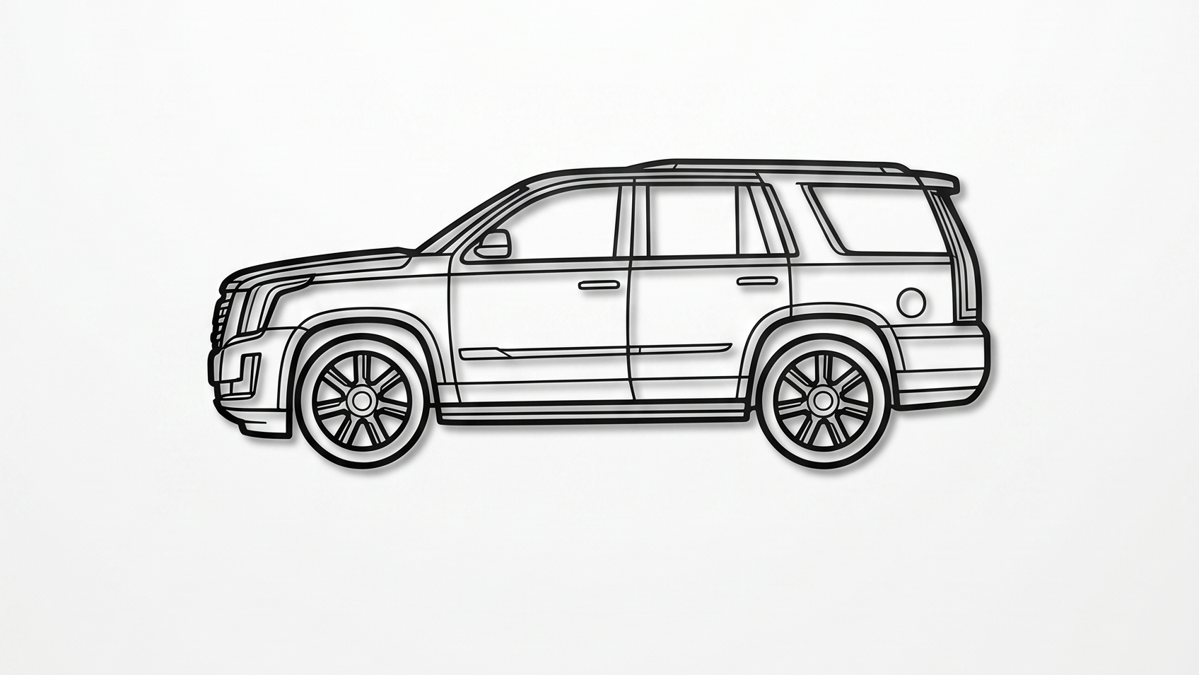 Cadillac Escalade GMT1YC SIDE VIEW