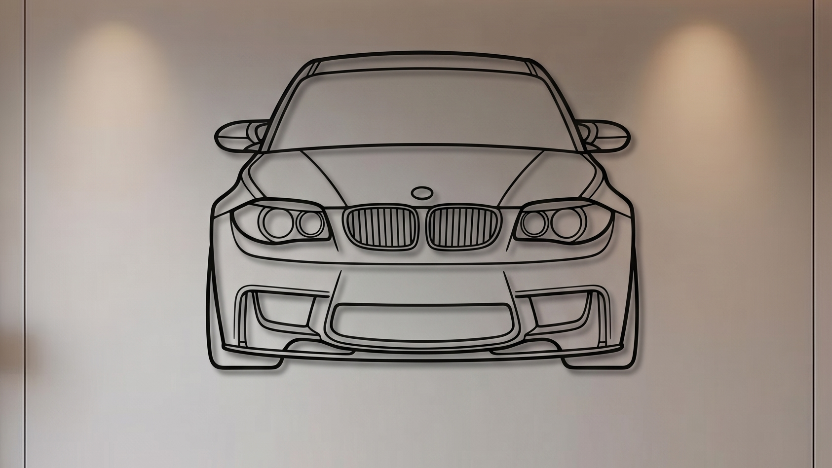 BMW 1 Series M Coupe E82 FRONT VIEW