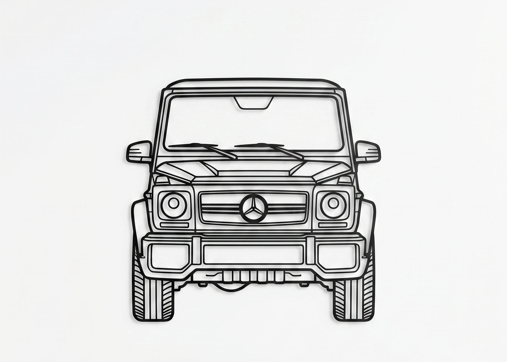 Mercedes-Benz G-Class W463 GEN 2 FRONT VIEW