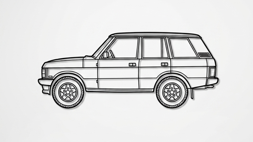 RANGE ROVER CLASSIC SIDE VIEW
