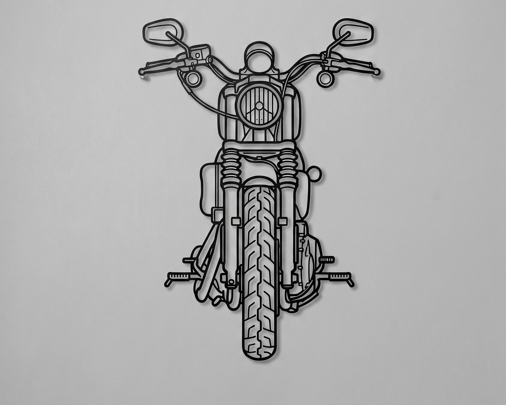 Sportster (Iron 883, Forty-Eight, etc.] FRONT VIWE