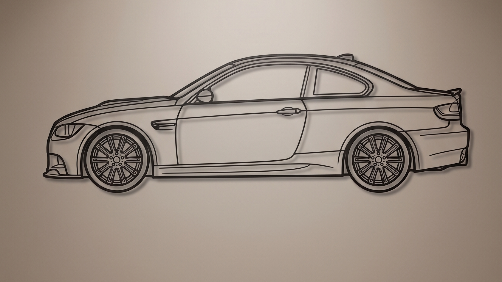 BMW M3 E92SIDE VIEW