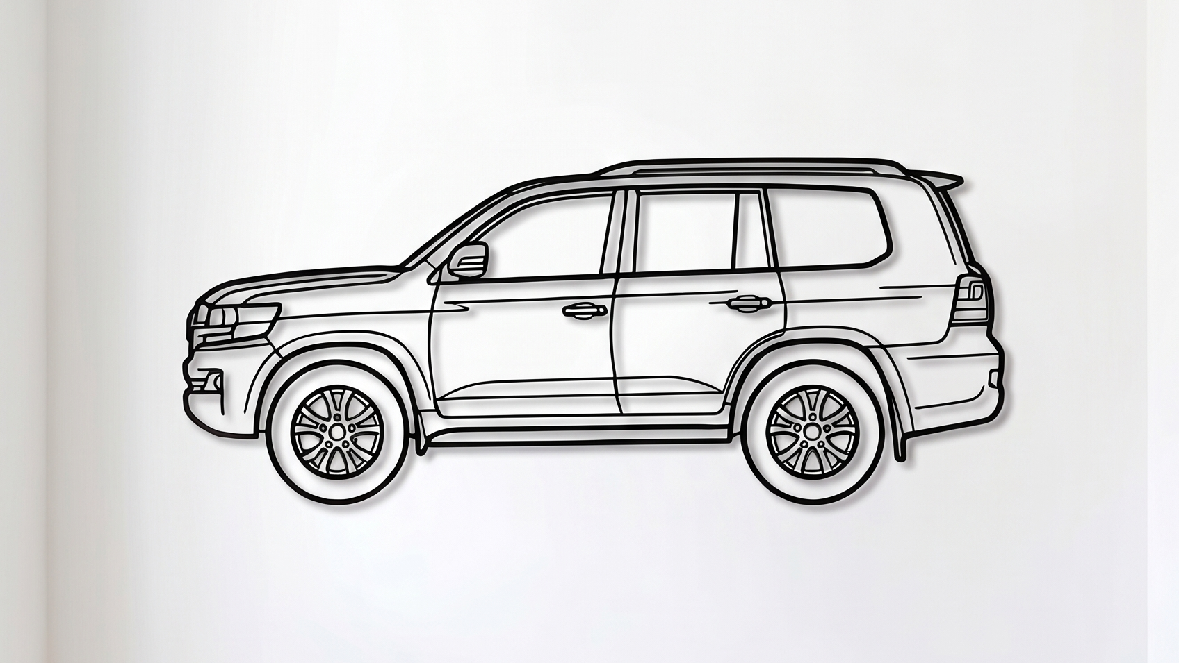 Toyota Land Cruiser J200 SIDE VIEW