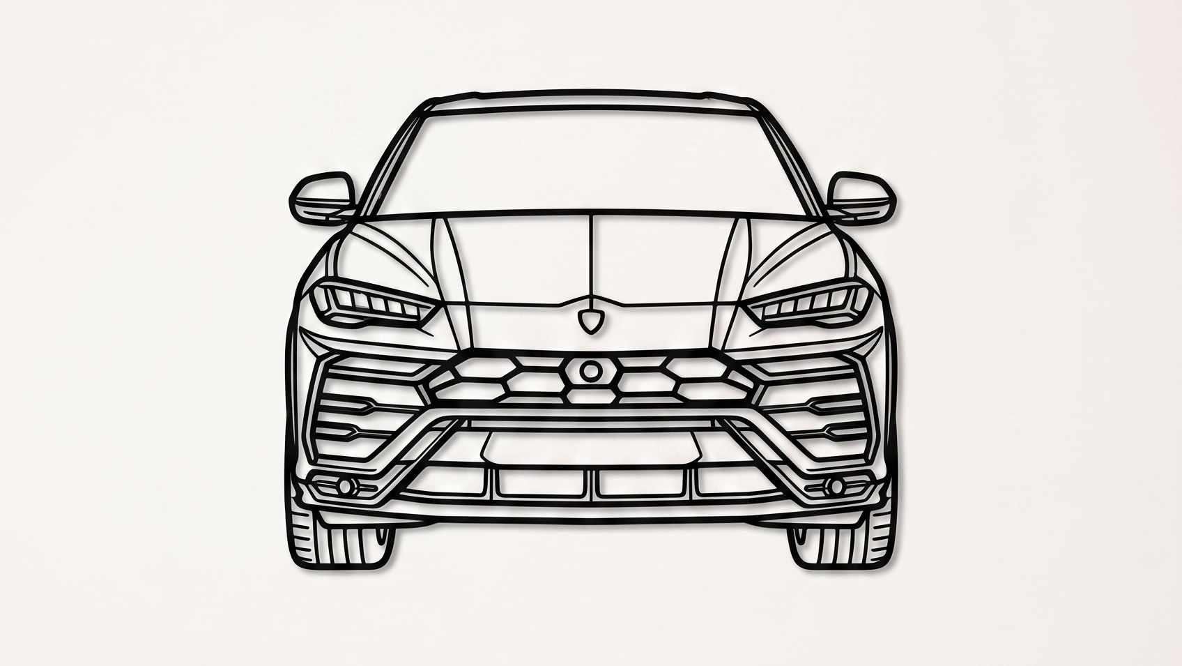 Lamborghini Urus SE FRONT VIEW