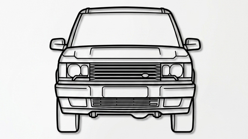 Range Rover P38A FRONT VIEW