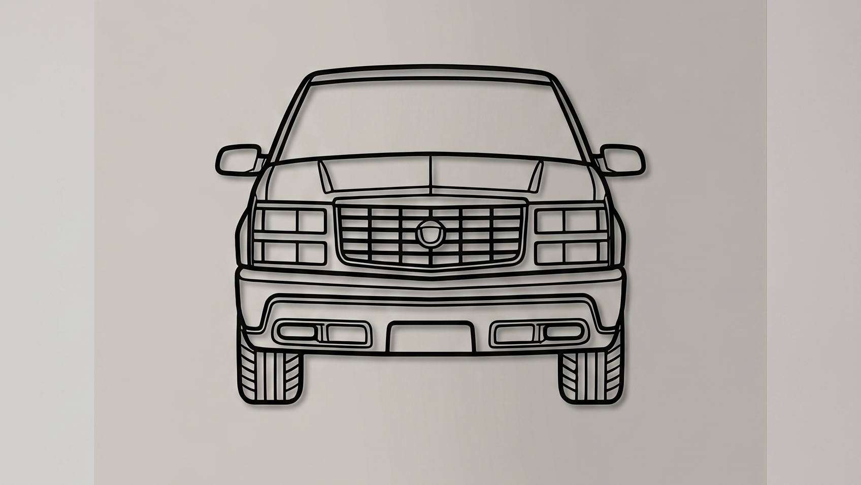 Cadillac Escalade GMT400  FRONT VIEW