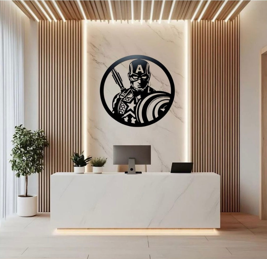 CAPTAIN AMERCIA WALL ART