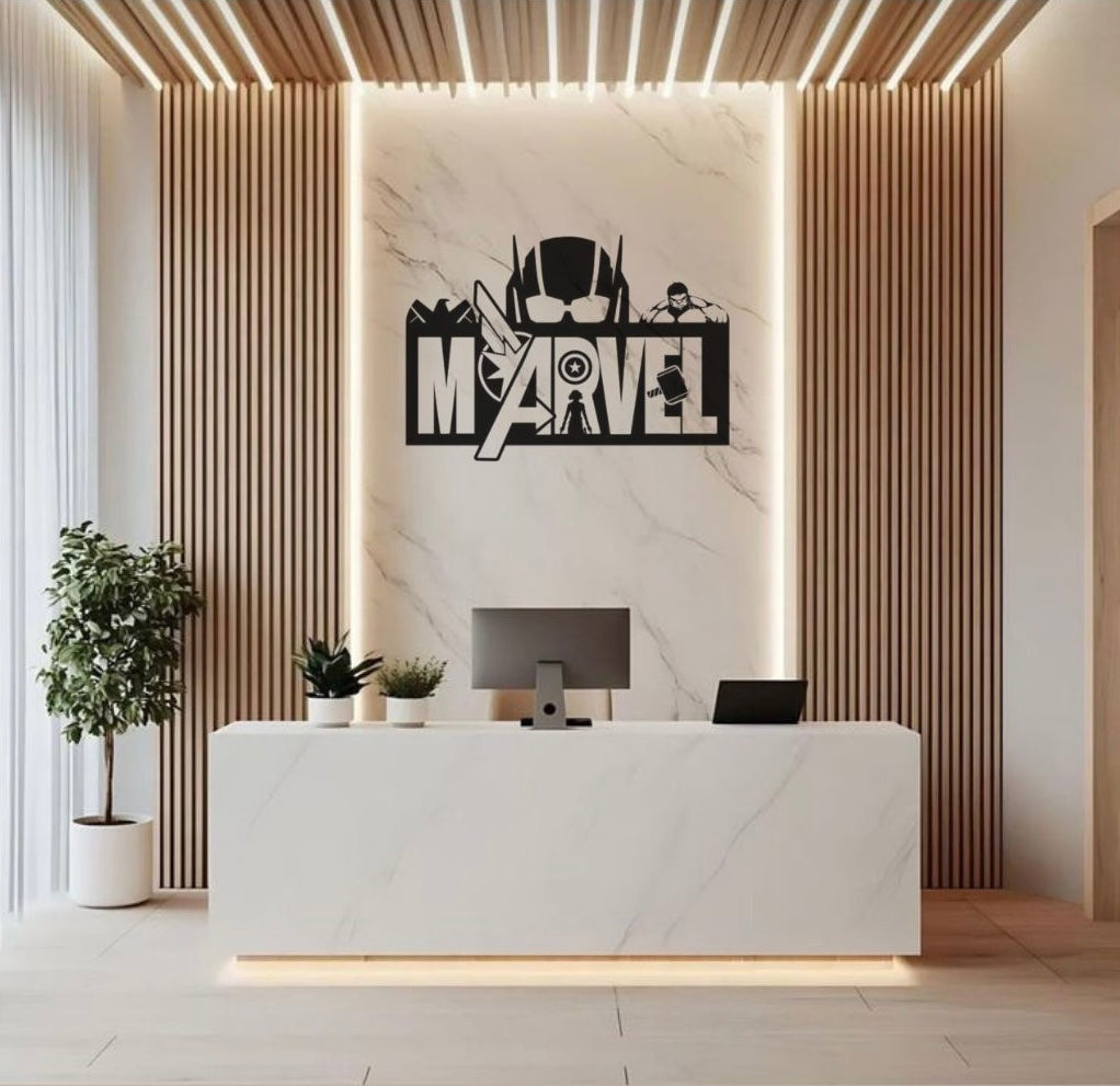 MARVEL INSPIRED METAL ART