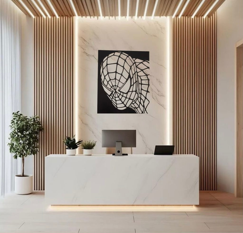 SPIDER-MAN INSPIRED METAL WALL ART