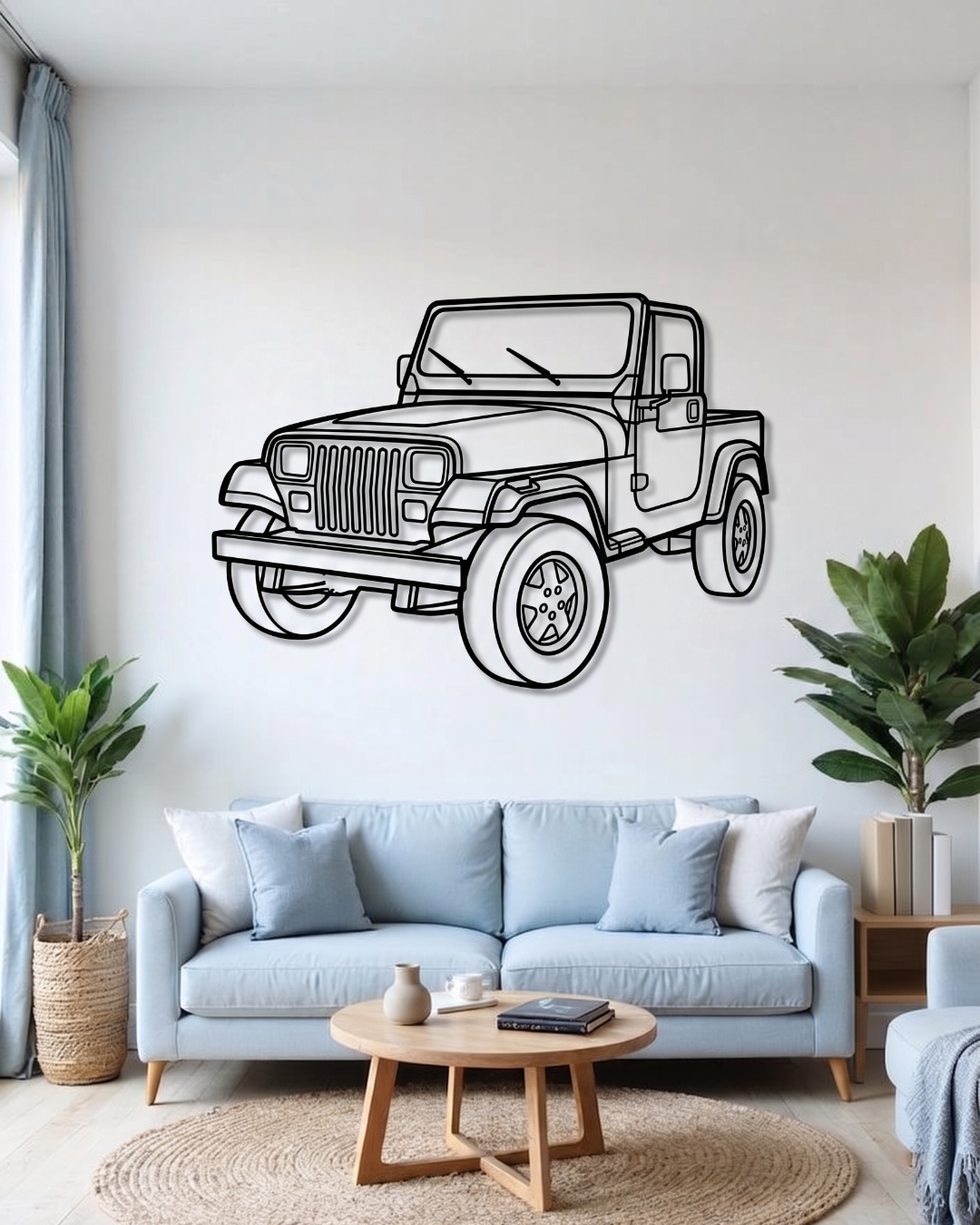 Jeep Wrangler YJ 3/4 VIEW