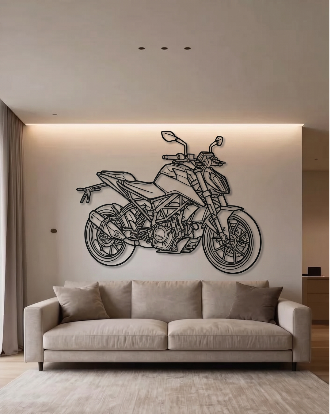 KTM Duke 390 3/4 VIEW