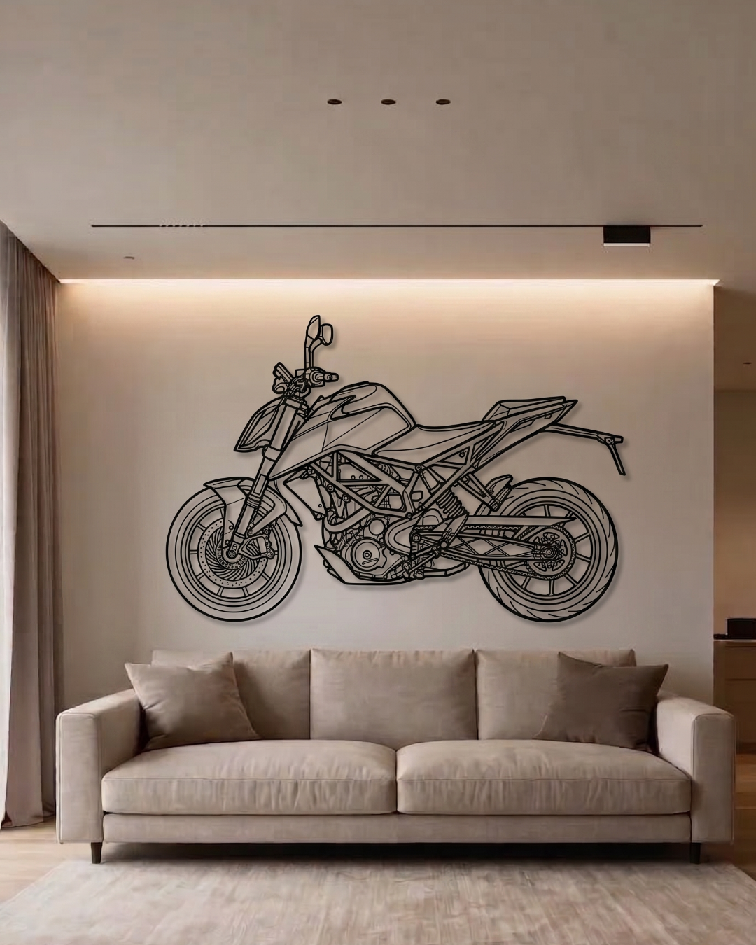 KTM Duke 390 SIDE VIEW