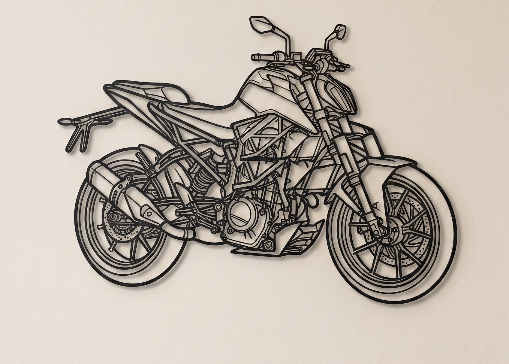 KTM Duke 390 3/4 VIEW