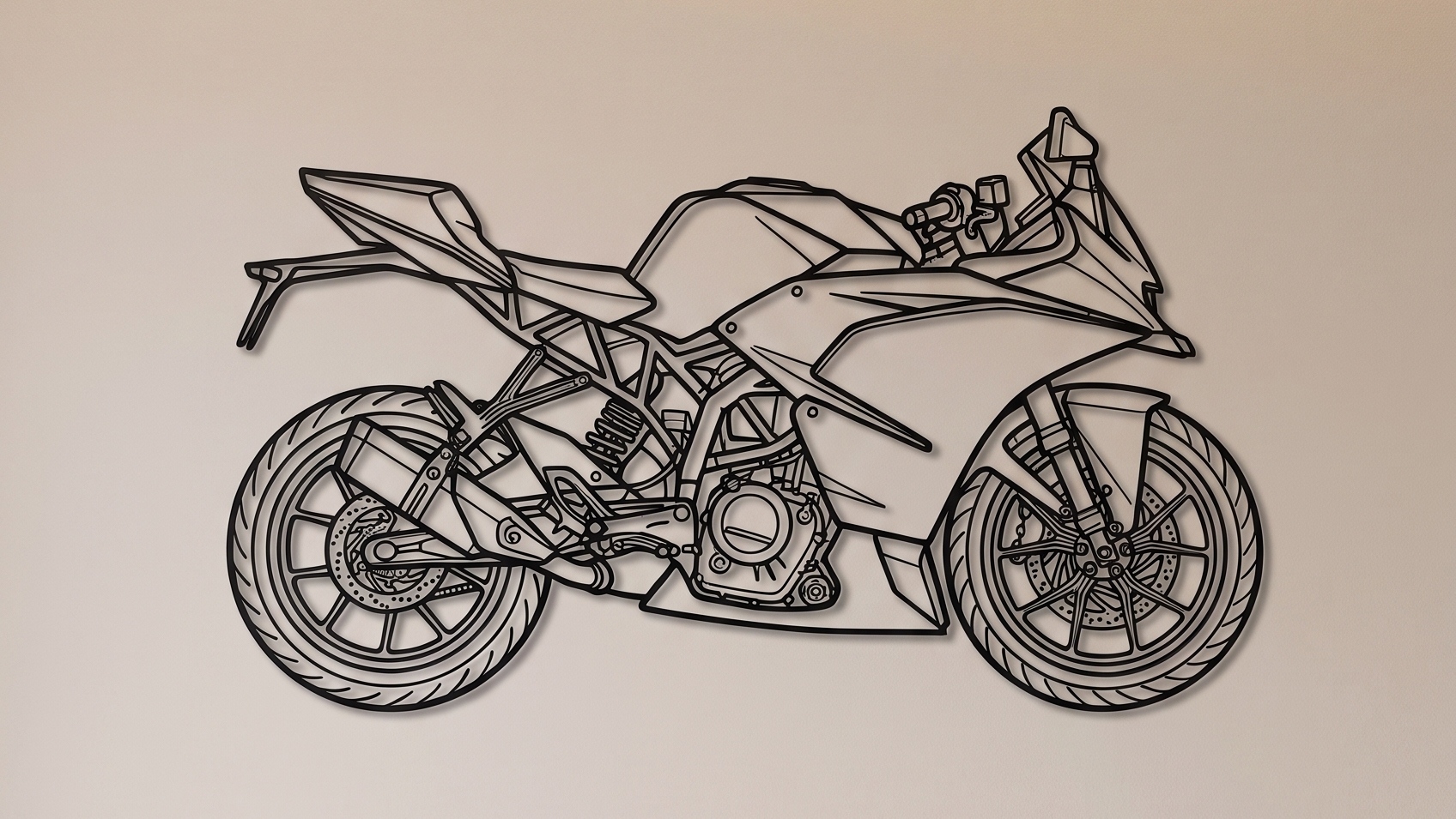 KTM RC 390  SIDE VIEW