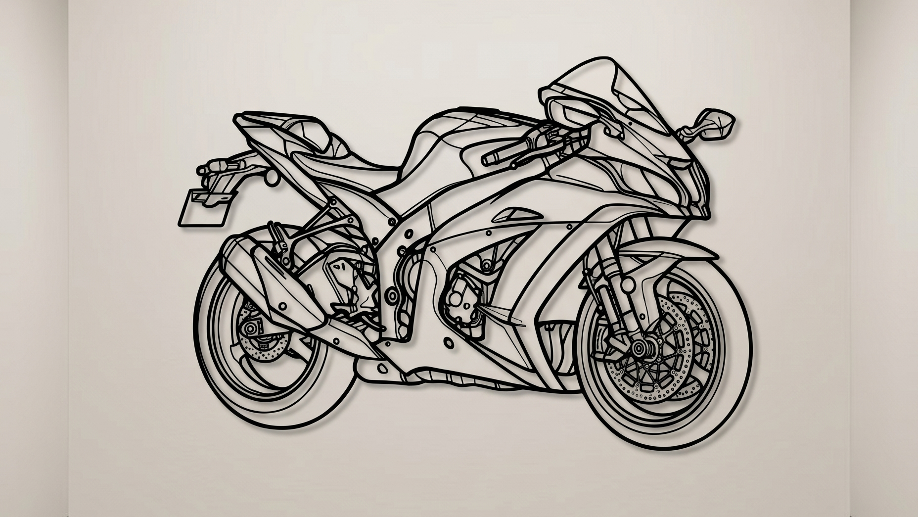 Kawasaki Ninja ZX-10R  3/4 VIEW
