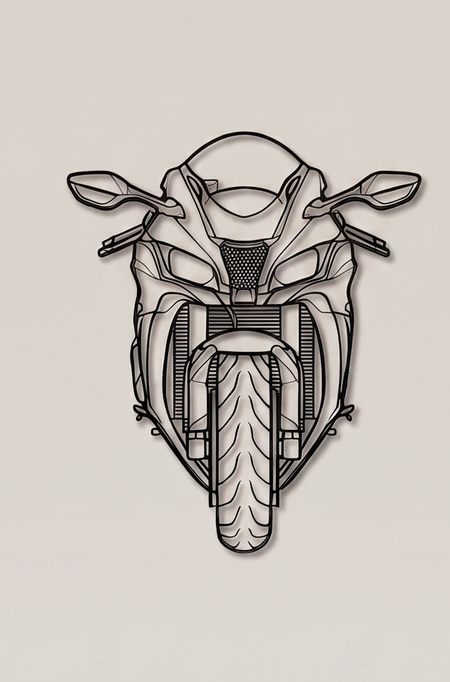 Kawasaki Ninja ZX-10R  FRONT VIEW