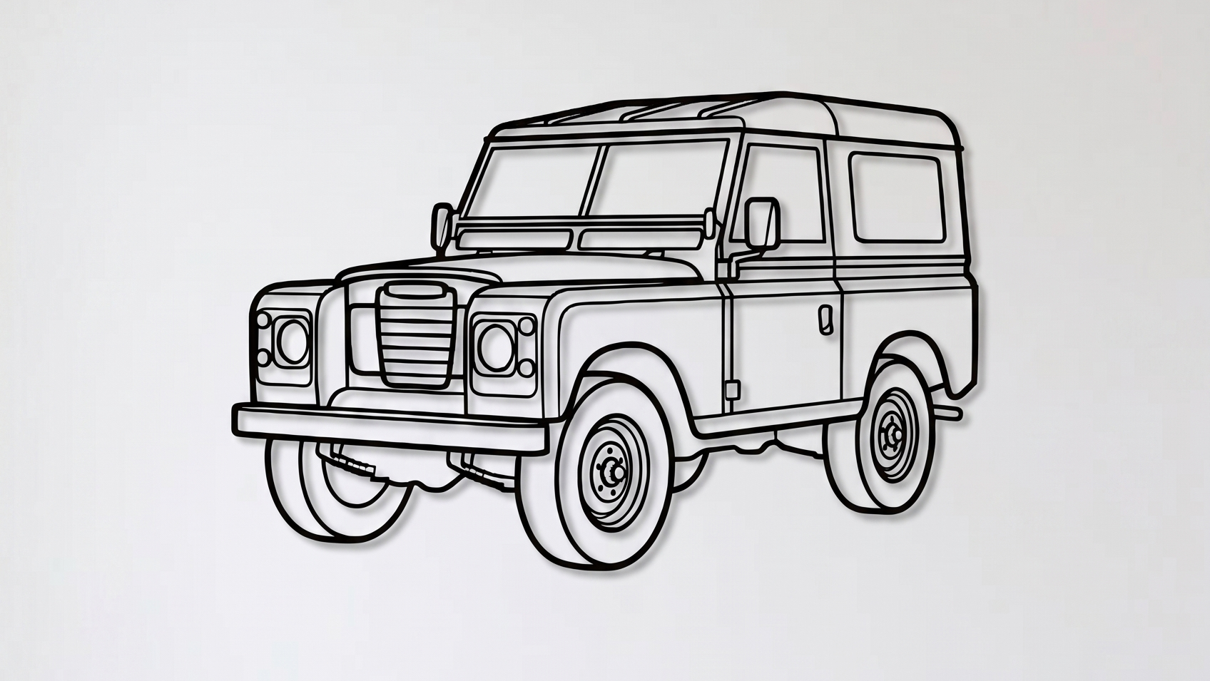 Land Rover Series III 3/4 VIEW
