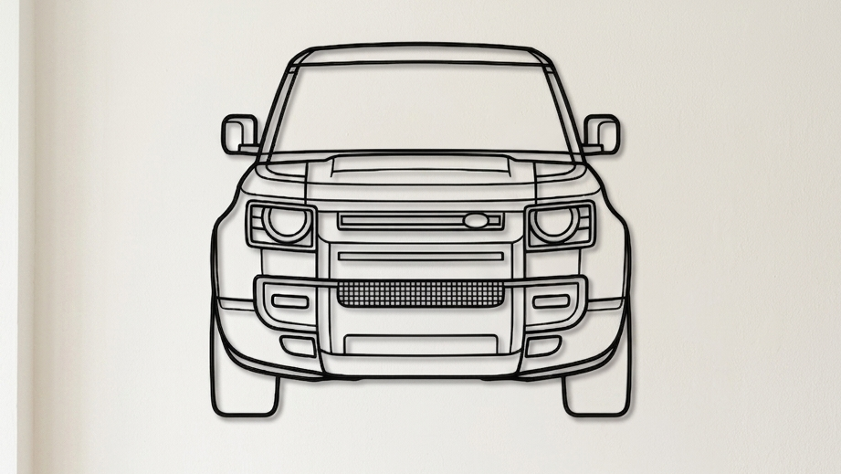 Land Rover Defender L663 FRONT VIEW