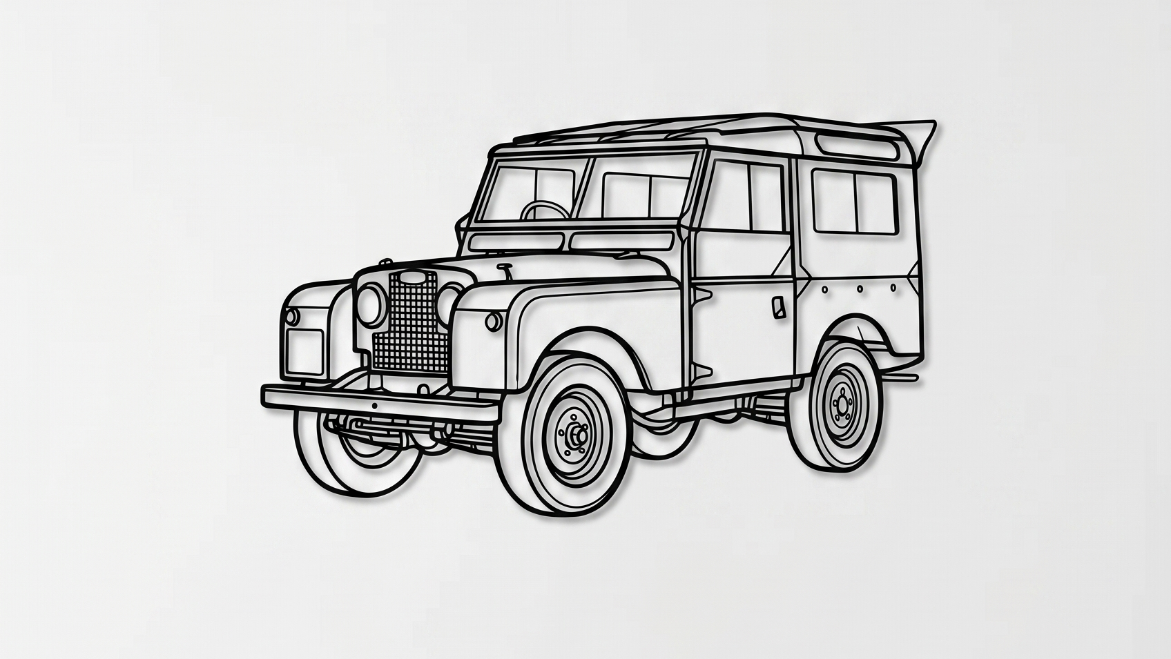 Land Rover Series I 3/4 VIEW