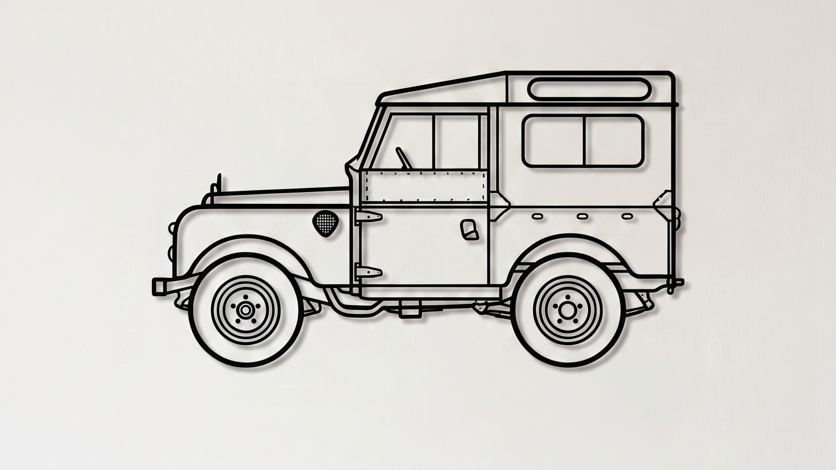 Land Rover Series I SIDE VIEW