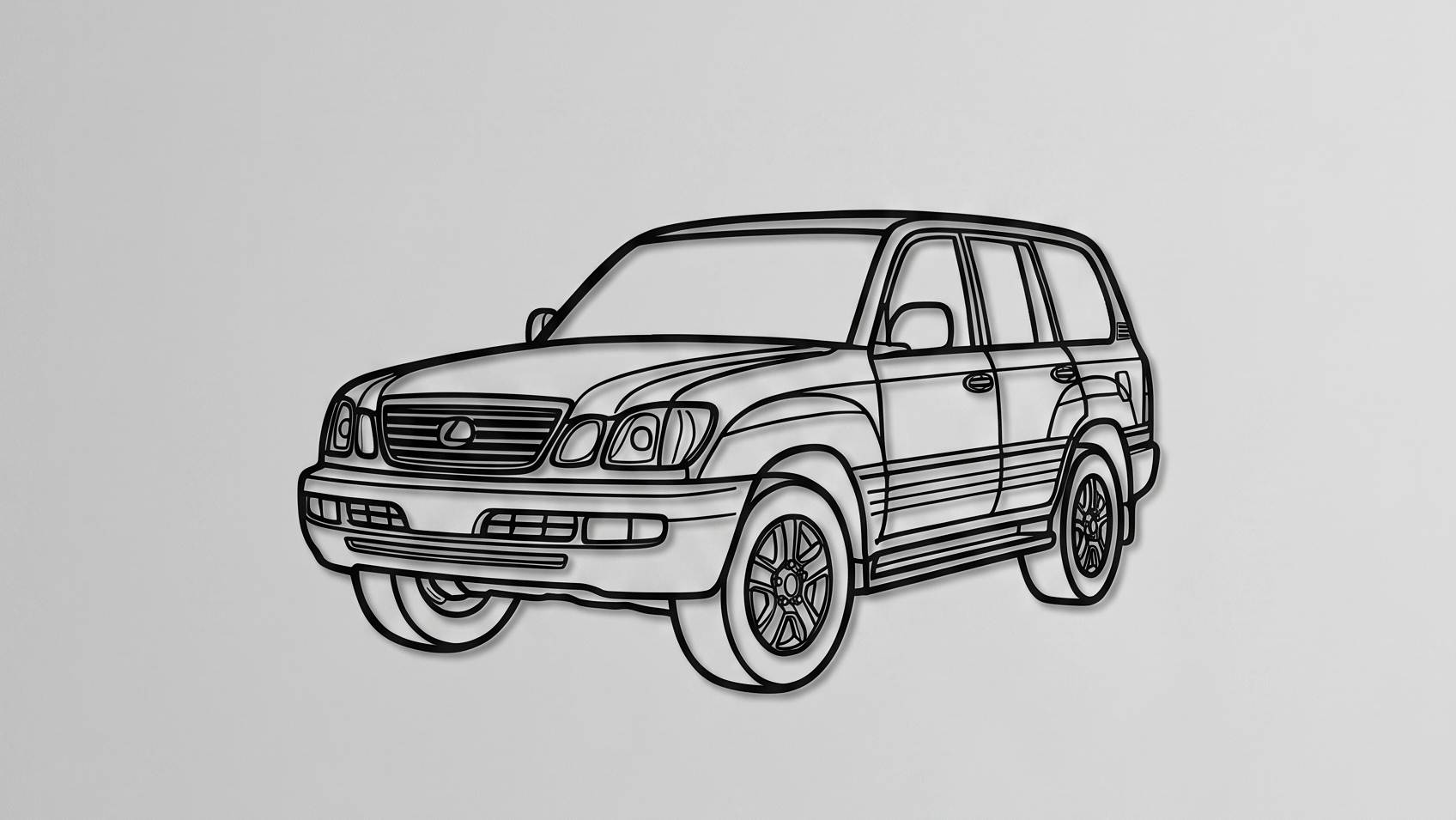 Lexus LX 470 J100 3/4 VIEW