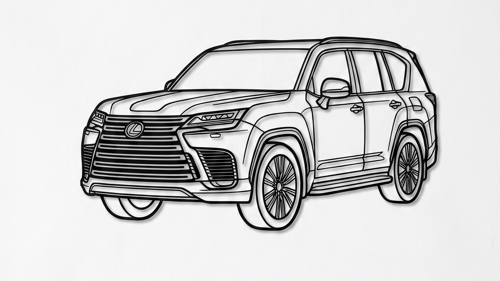 Lexus LX 600 J310 3/4 VIEW