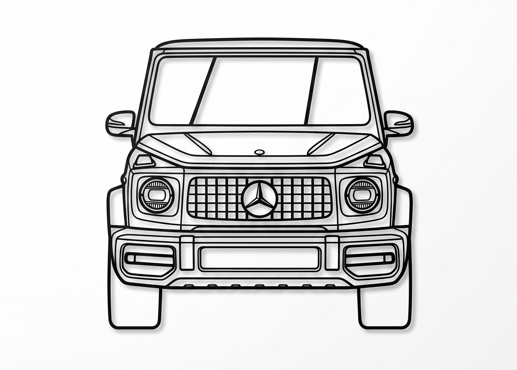 Mercedes-Benz G-Class W463 FRONT VIEW