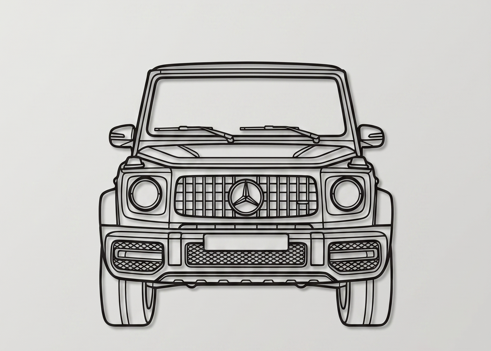 Mercedes-Benz G-Class W465 FRONT VIEW