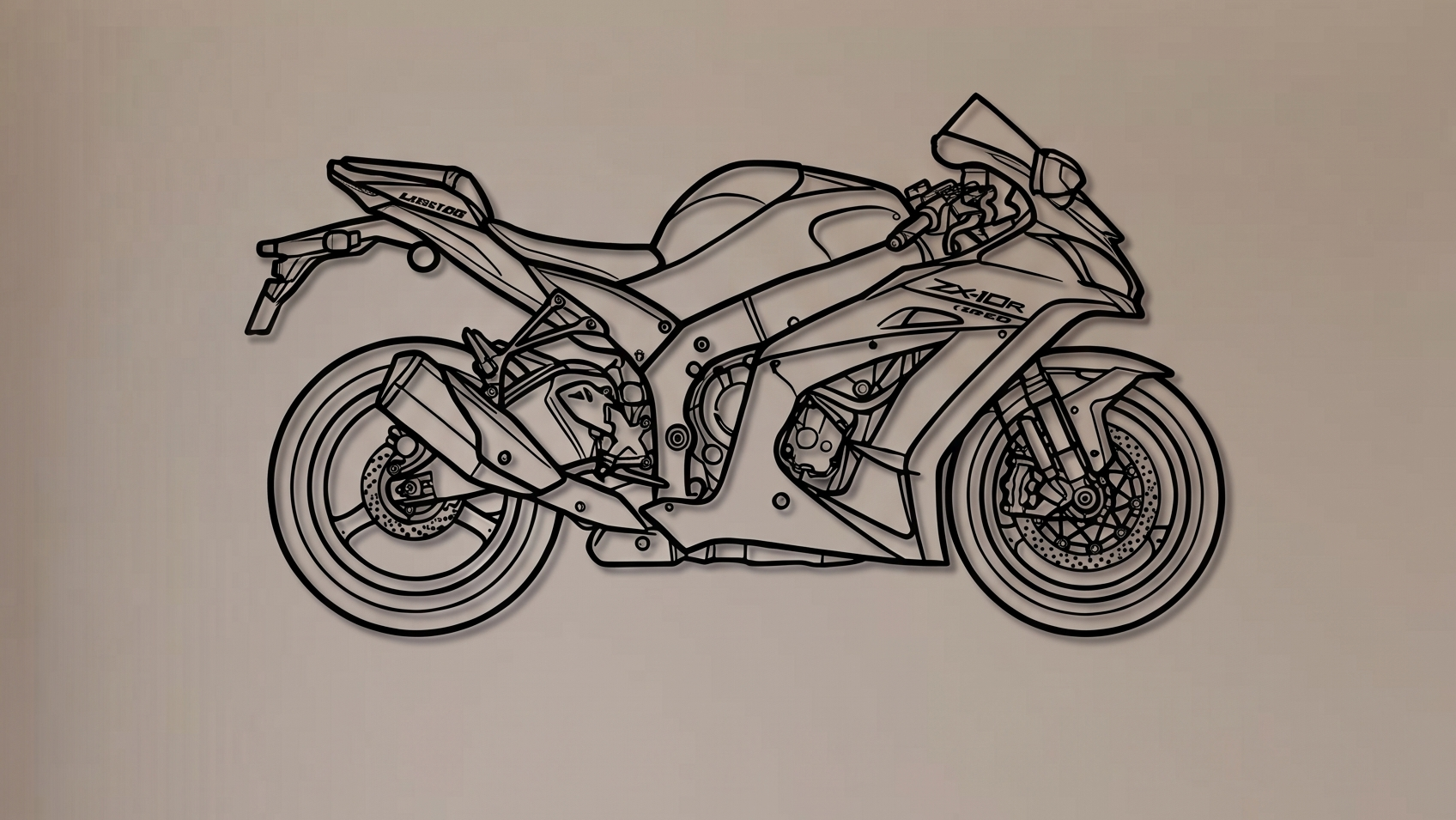 Ninja ZX-10R SIDE VIEW