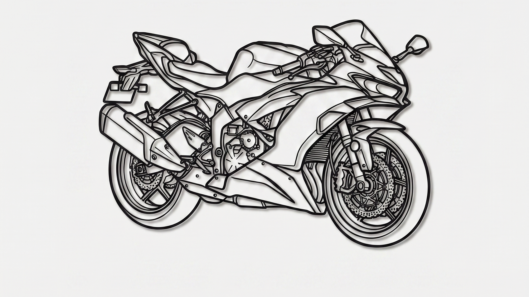Ninja ZX-6R 3/4 VIEW