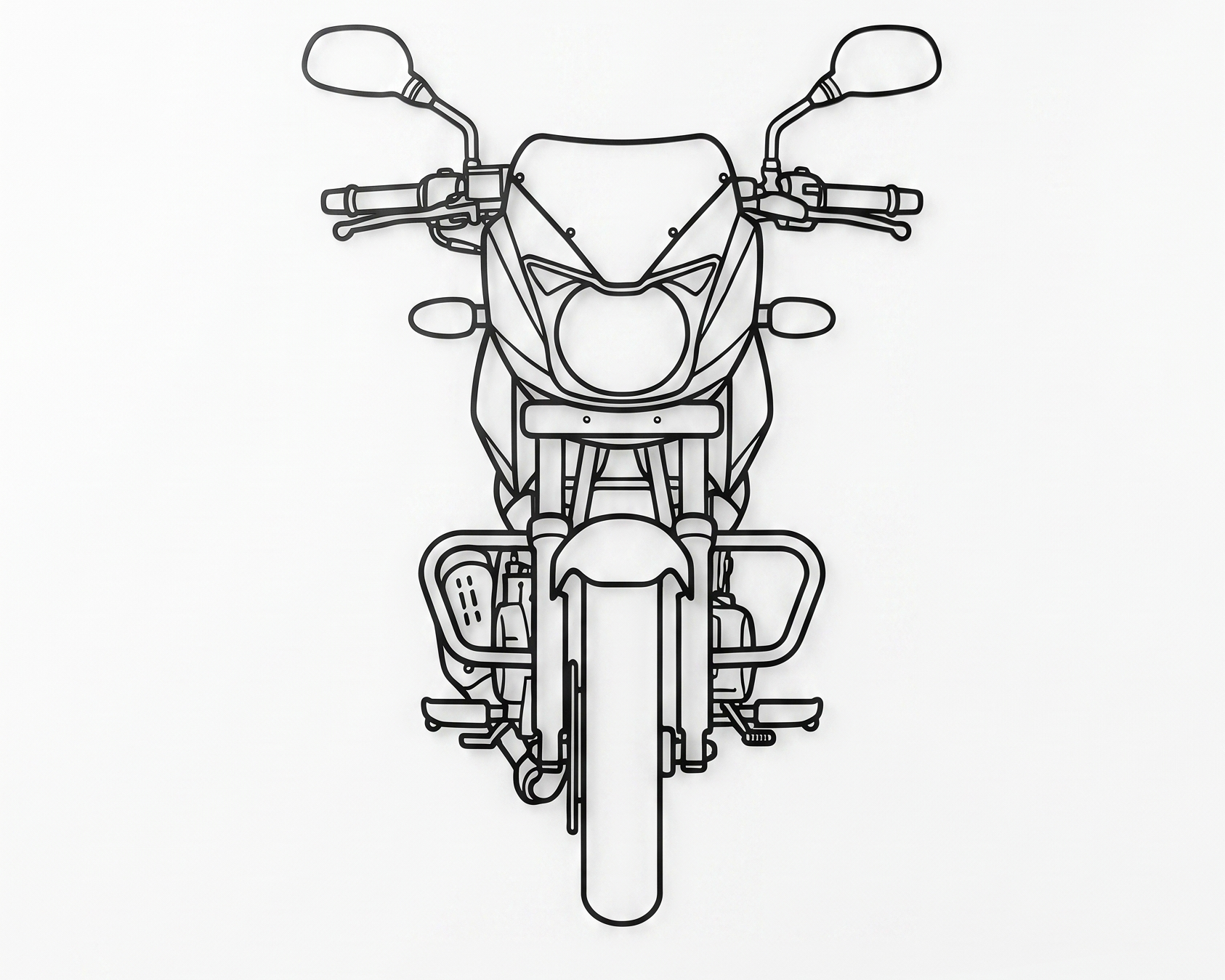 Pulsar 180 (1st Gen) FRONT VIEW