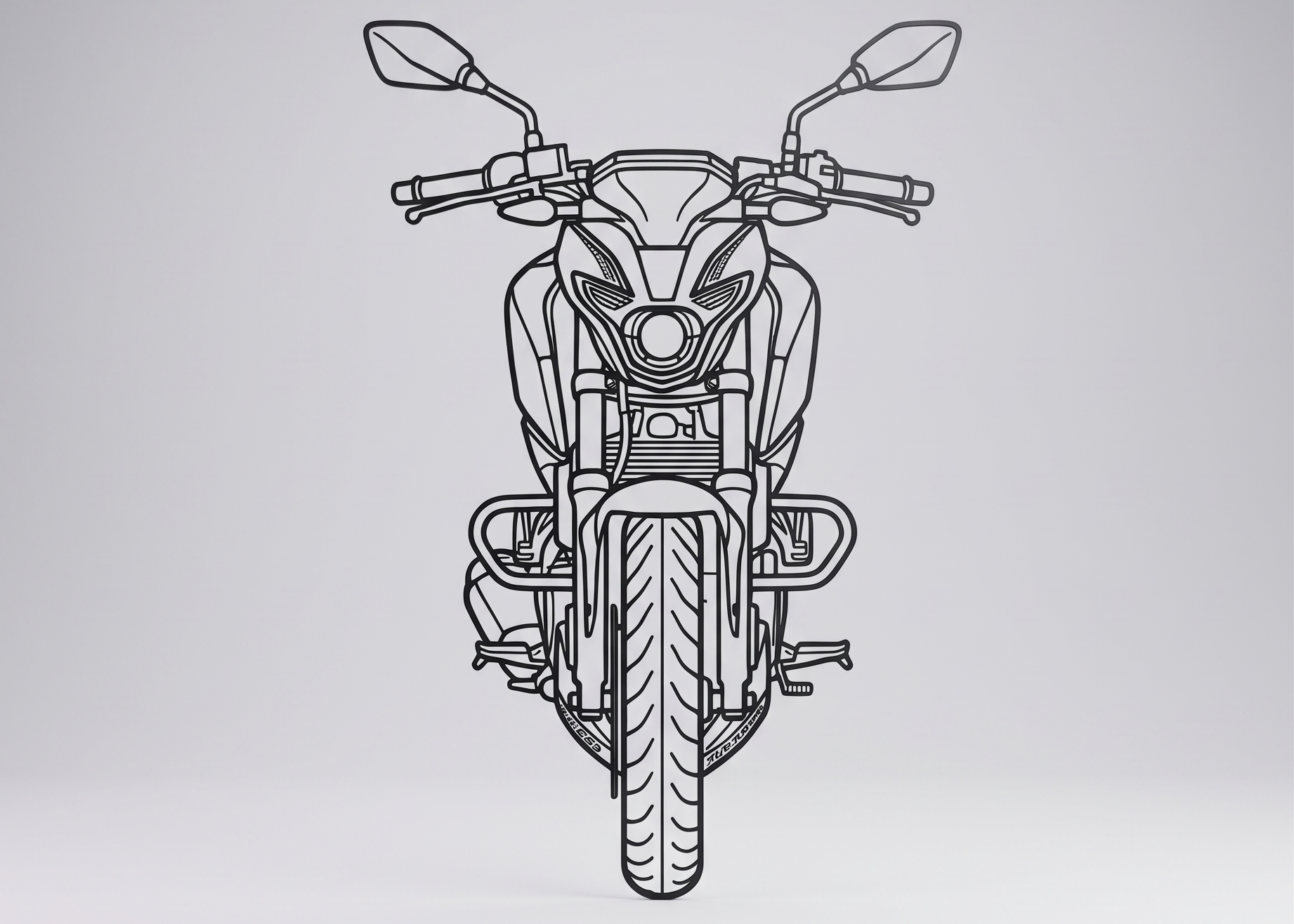 Pulsar N160 FRONT VIEW