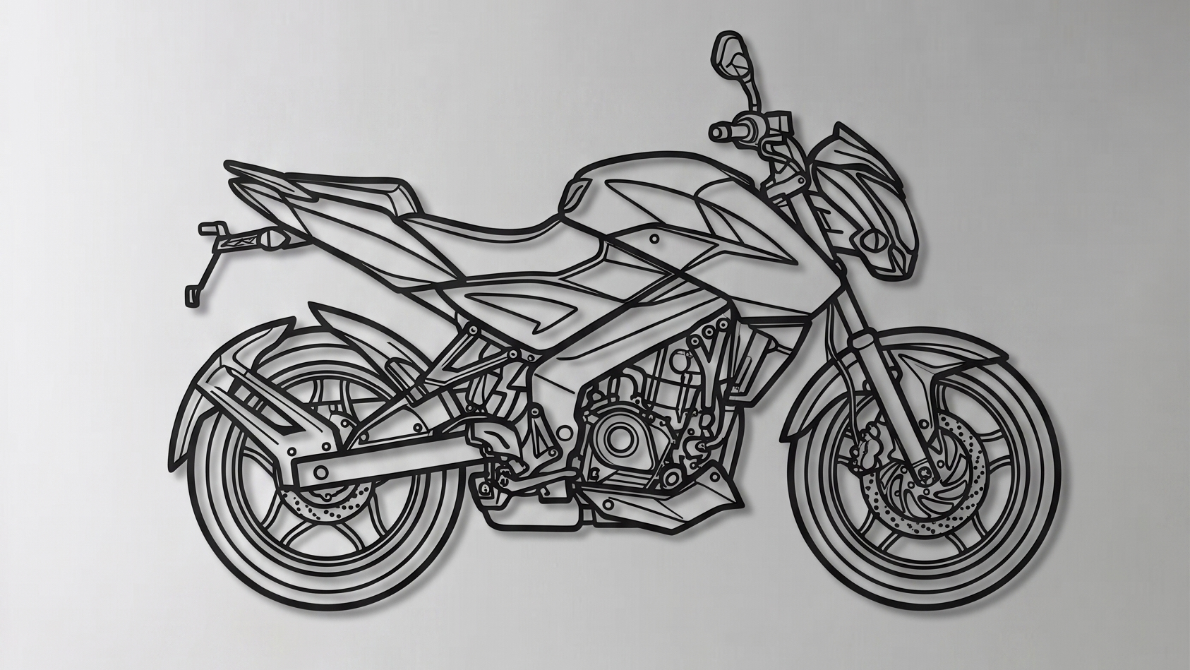 Pulsar NS200 SIDE VIEW