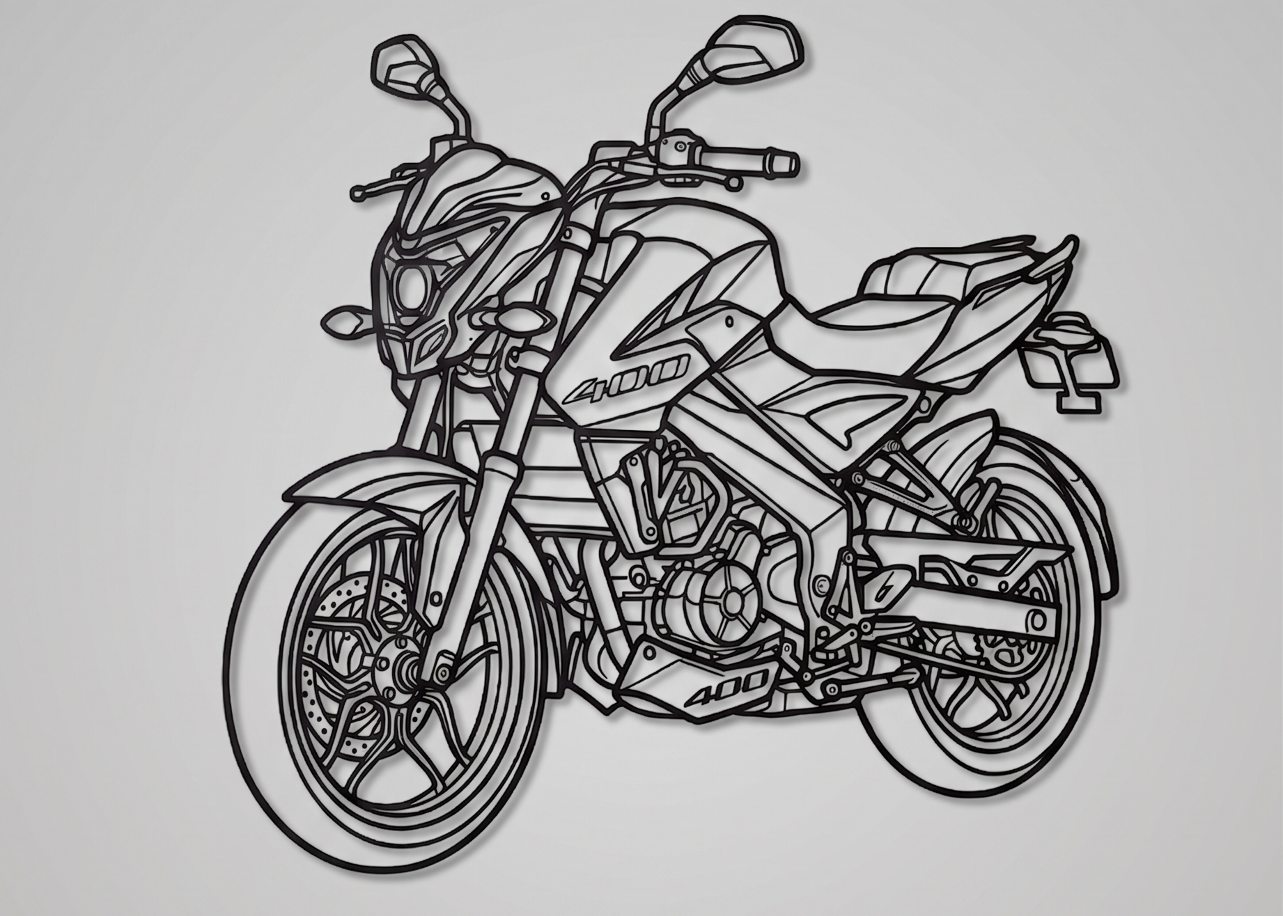 Pulsar NS400Z  3/4 VIWE