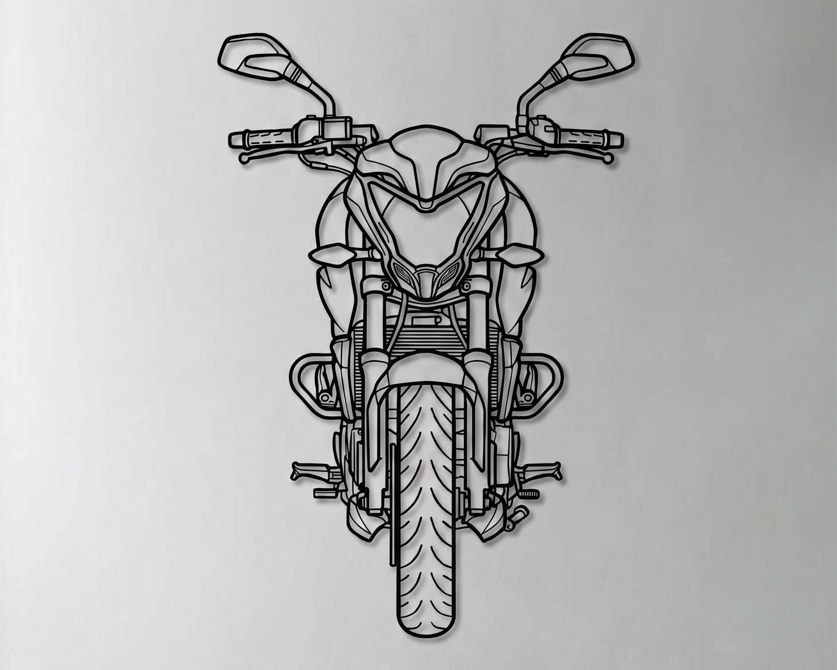 Pulsar NS400Z  FRONT VIWE