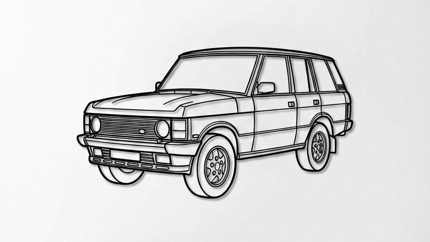 RANGE ROVER CLASSIC 3/4 VIEW