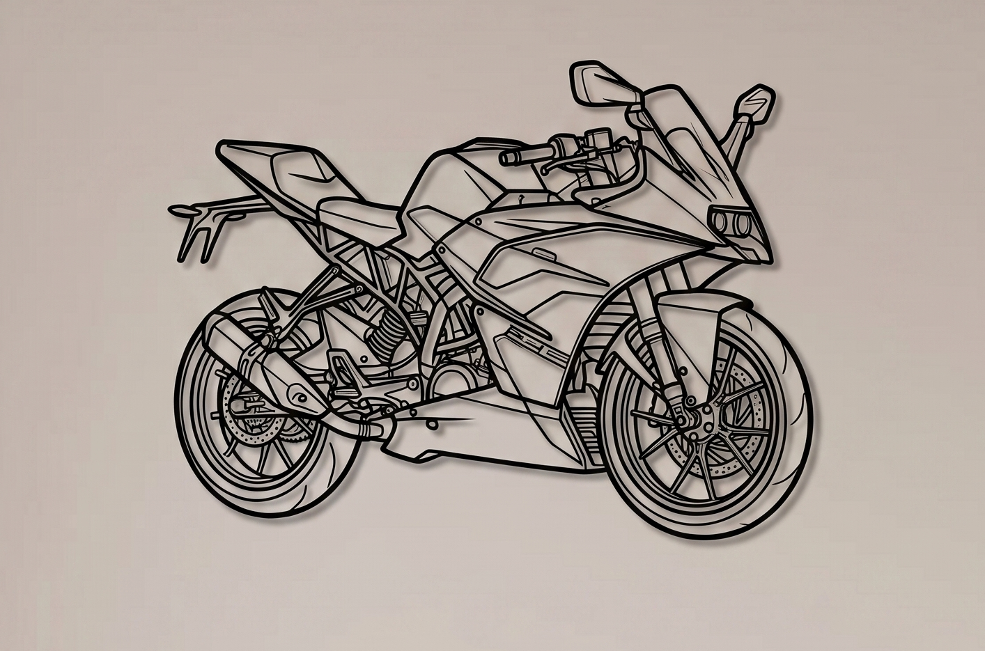 RC 125 3/4 VIEW
