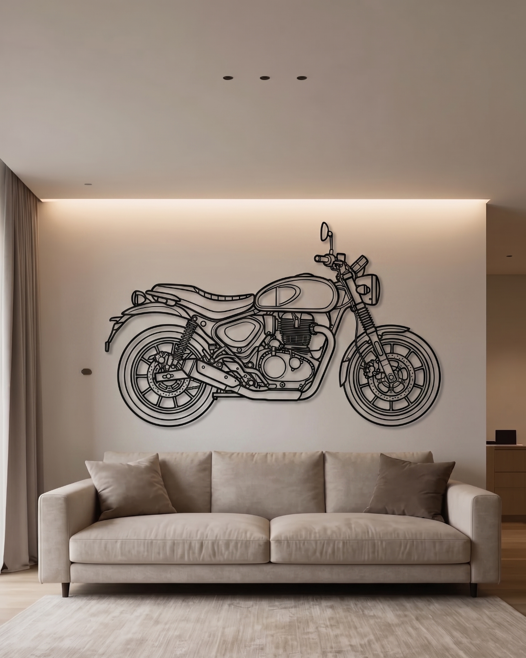 Royal Enfield Hunter 350 SIDE  VIEW