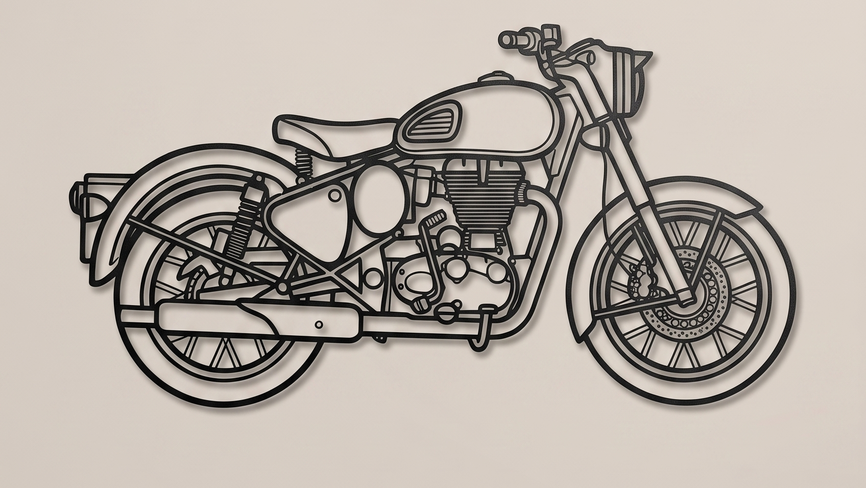 Royal Enfield Classic 350  SIDE VIEW