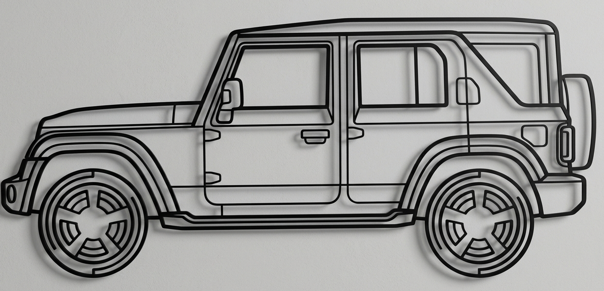THAR 5 DOOR MODEL