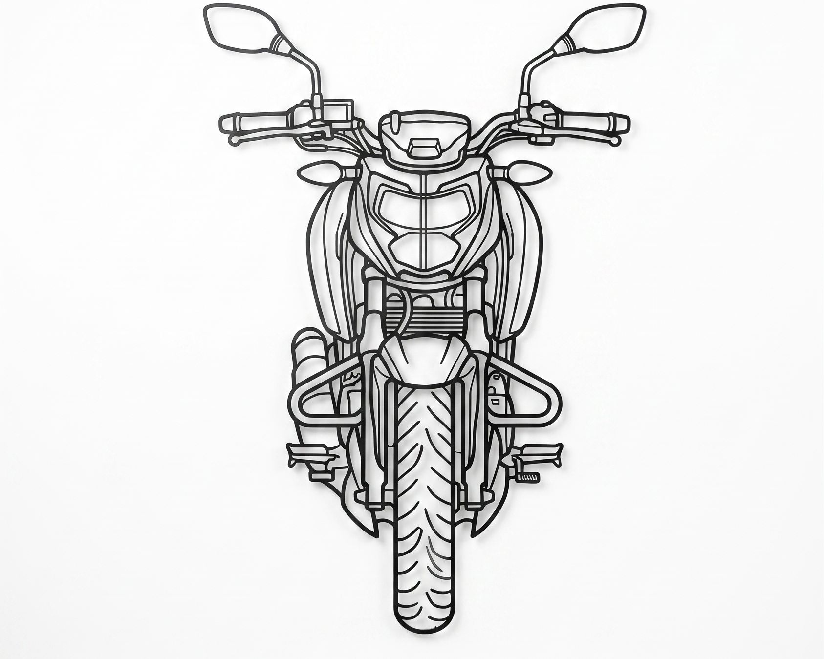 TVS Apache Series  FRONT VIWE