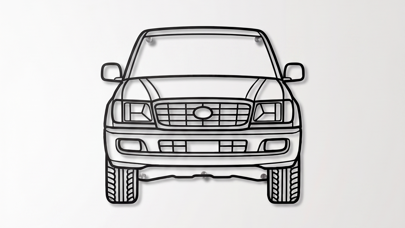 Toyota Land Cruiser J100 FRONT VIEW