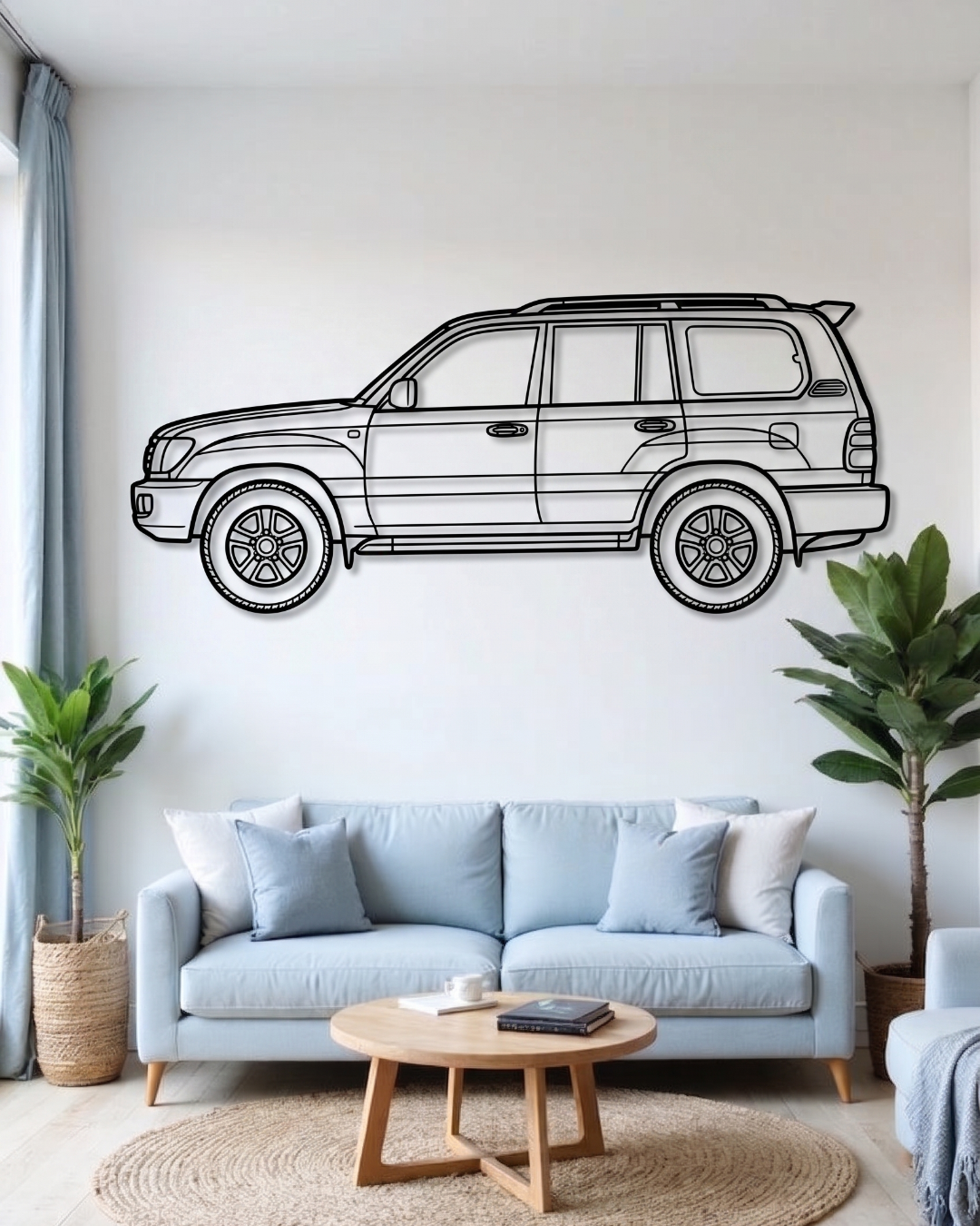 Toyota Land Cruiser J100 SIDE VIEW