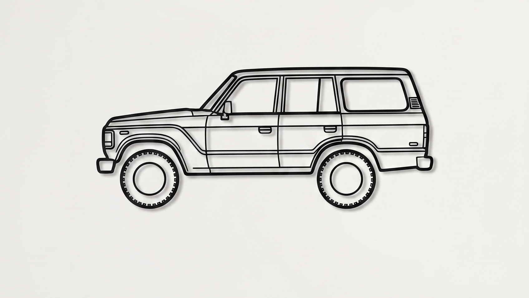 Toyota Land Cruiser J60 SIDE VIEW