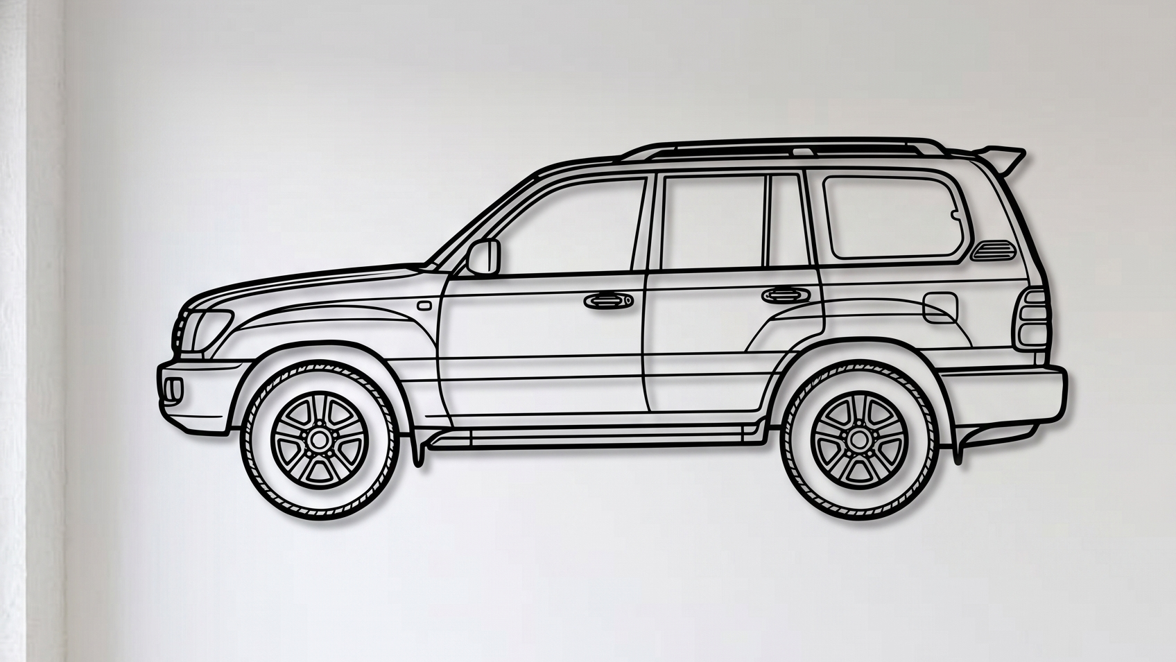 Toyota Land Cruiser J100 SIDE VIEW