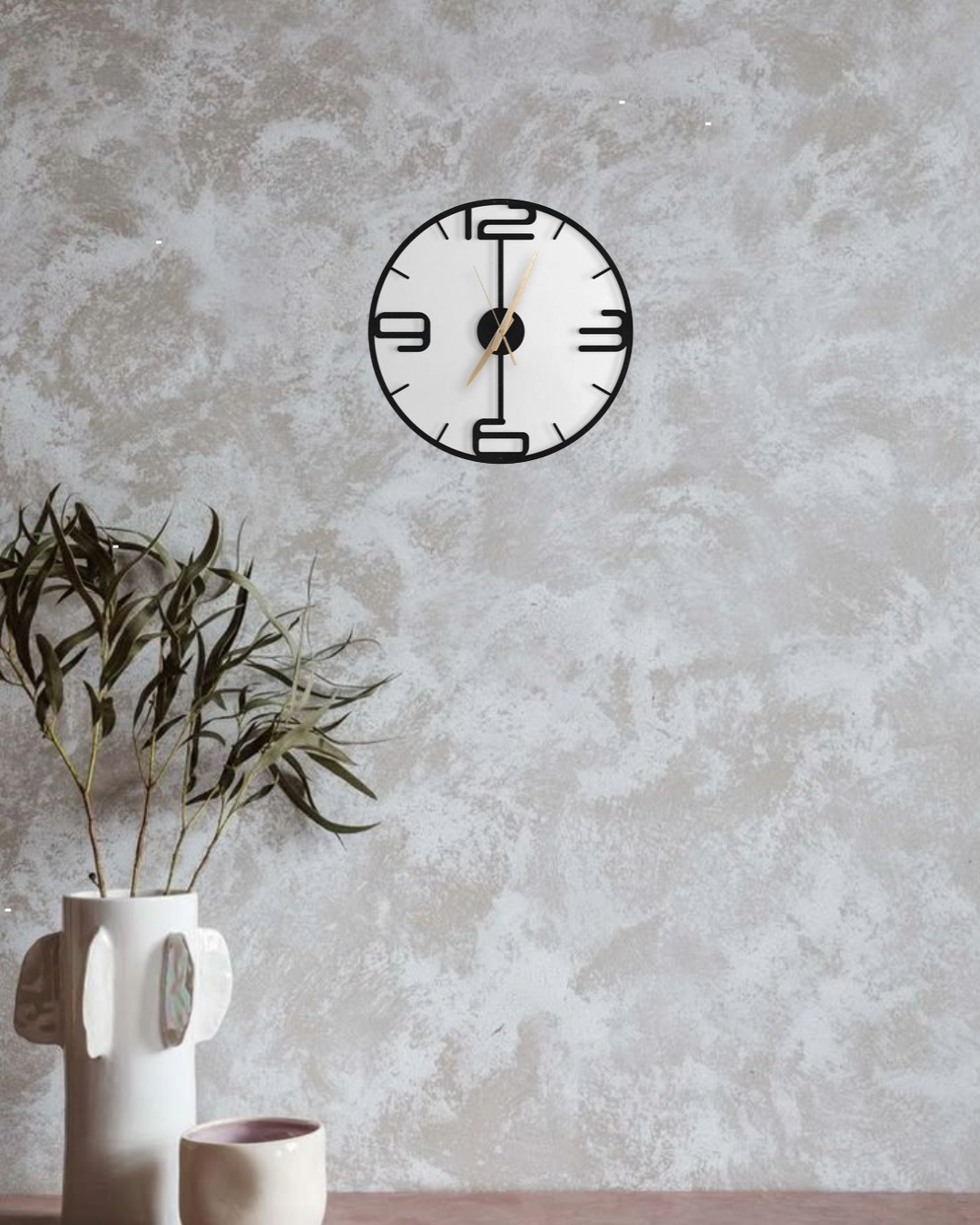 ChronoLine Minimal Metal Wall Clock